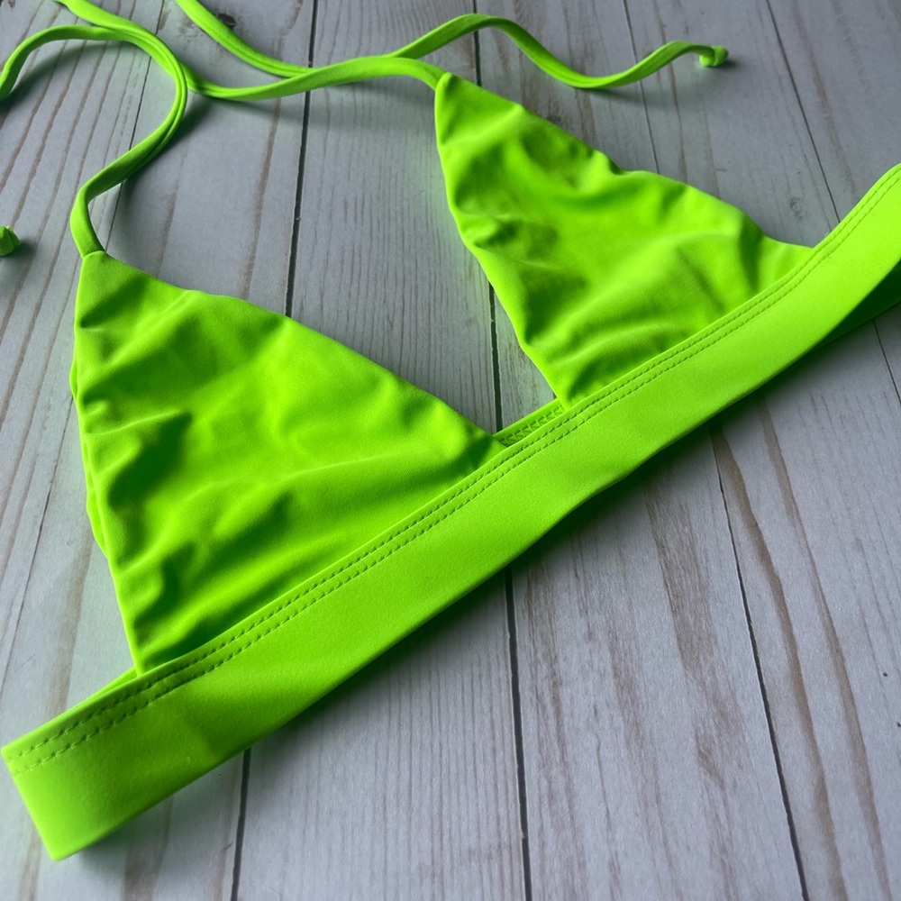 Neon Green Swim Top